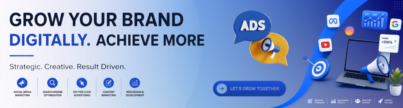 Digital marketing services, SEO, website development, Google Ads, local SEO, content marketing, social media marketing, and online business growth by AS Namo Digital